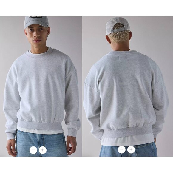 NEW Urban Outfitters Standard Cloth Grey Sweatshirt size L - Picture 1 of 4